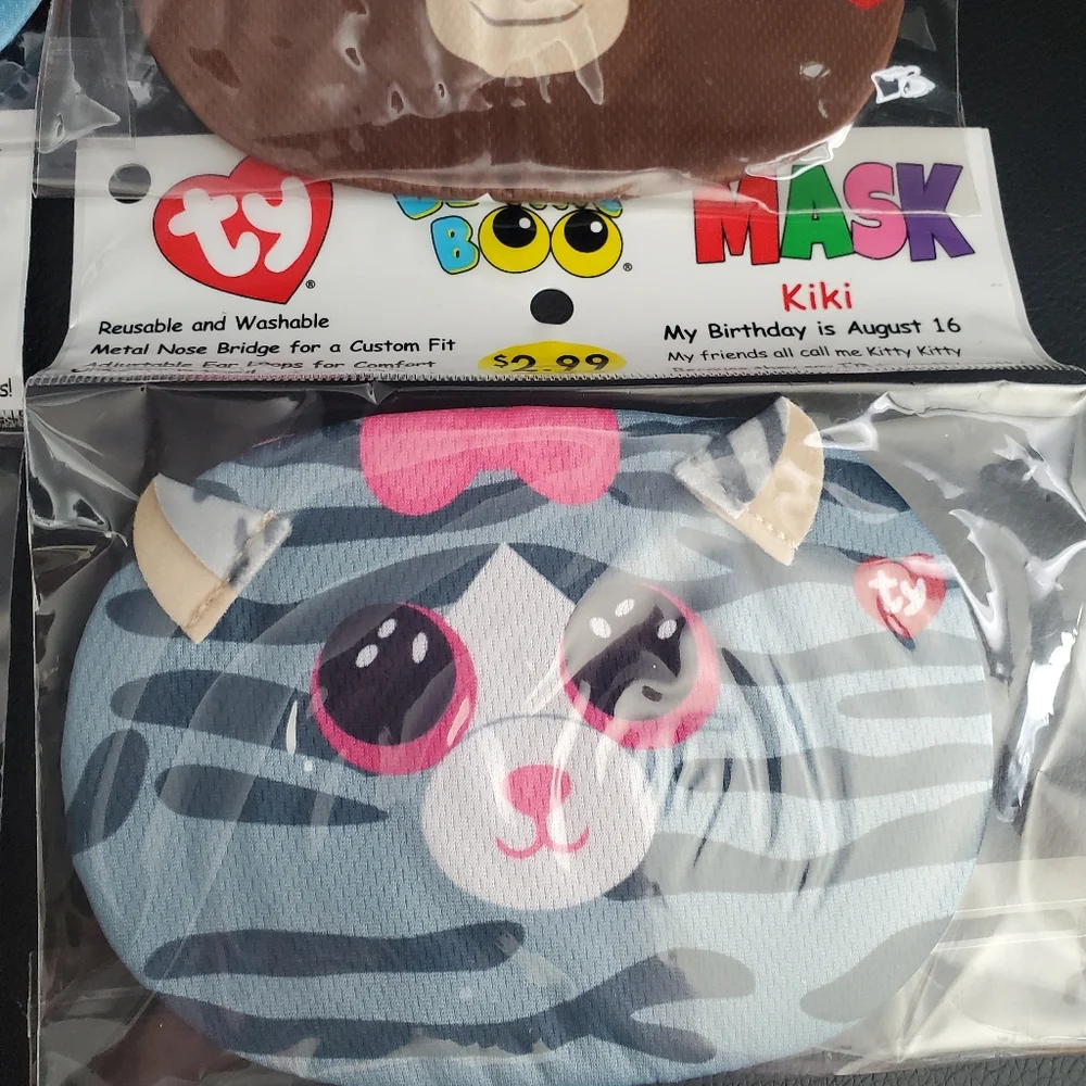 Ty Beanie Boo Mask 4ct